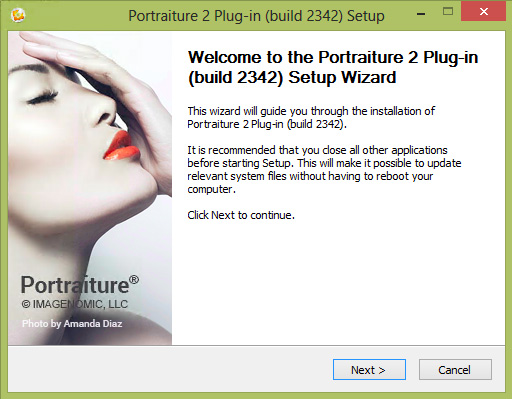 how to install imagenomic portraiture in photoshop