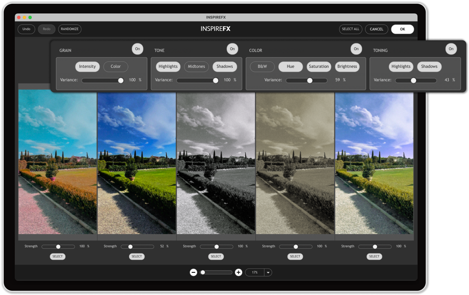 Realgrain in the Photo Suite